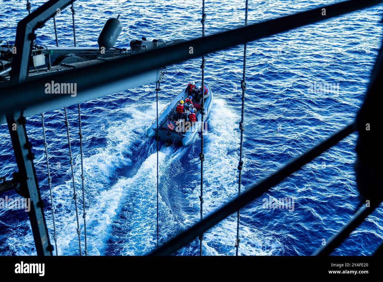 Sailors assigned to Nimitz-class aircraft carrier USS George Washington ...
