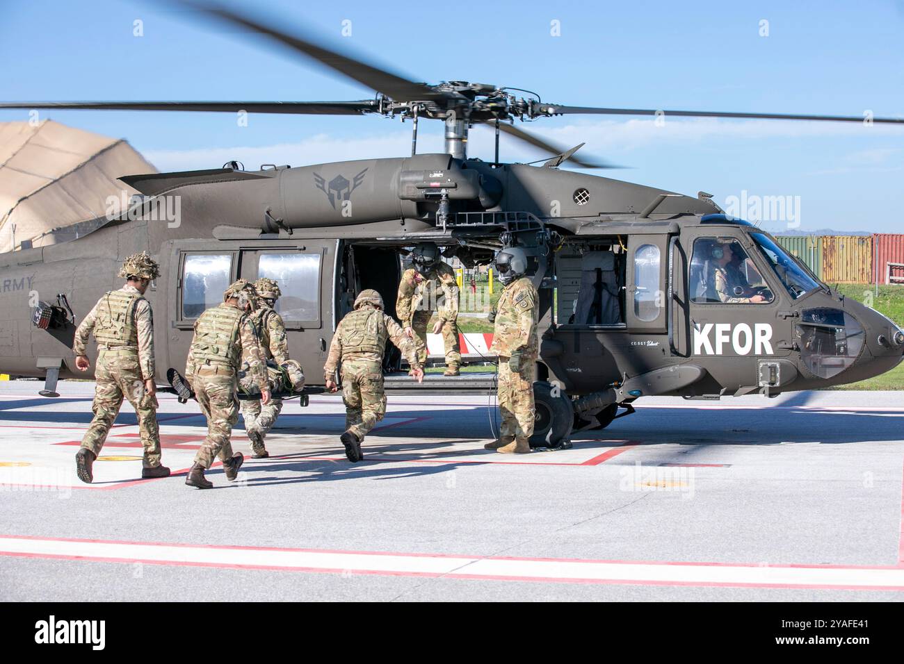 British soldiers assigned to the NATO-led KFOR mission conducted ...