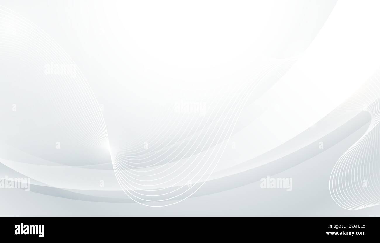 modern and smooth wavy line business backdrop in minimal style vector ...