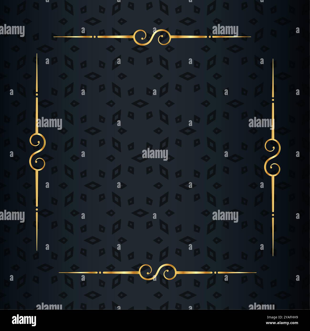 traditional golden floral border frame background in indian style ...