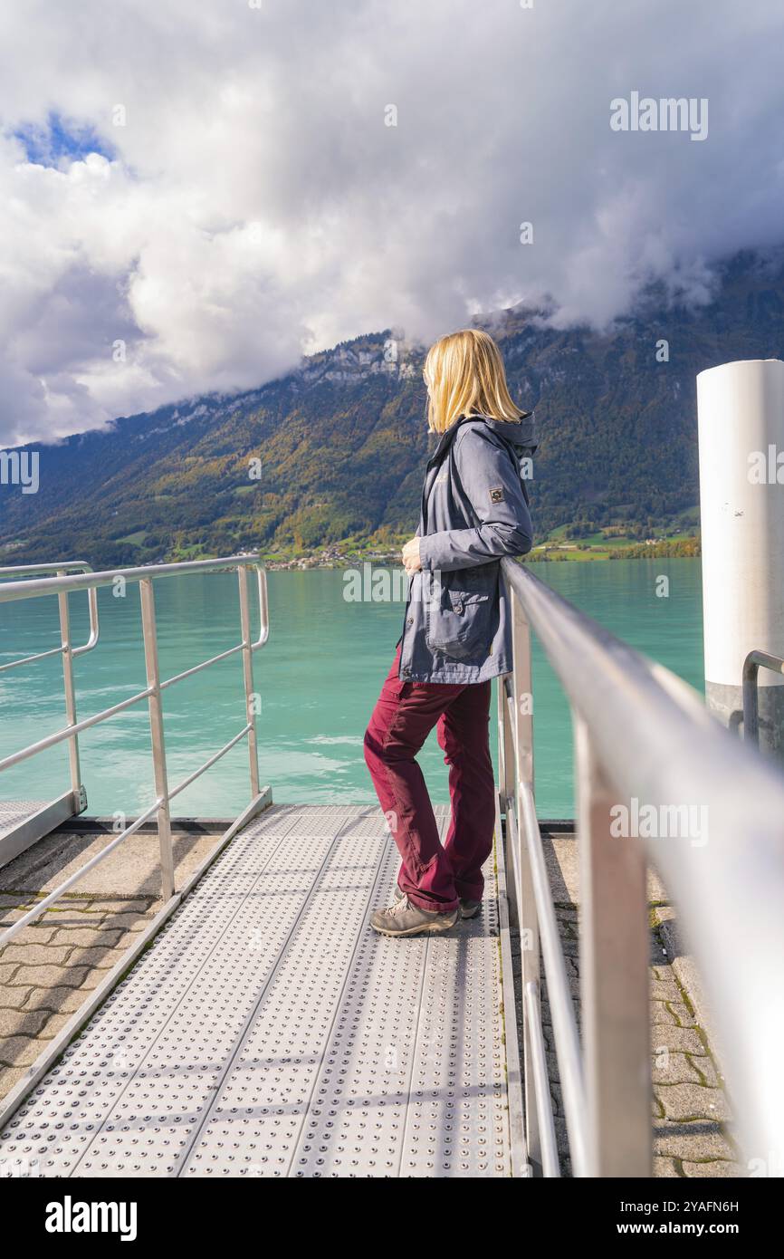 Lean handrails hi-res stock photography and images - Alamy
