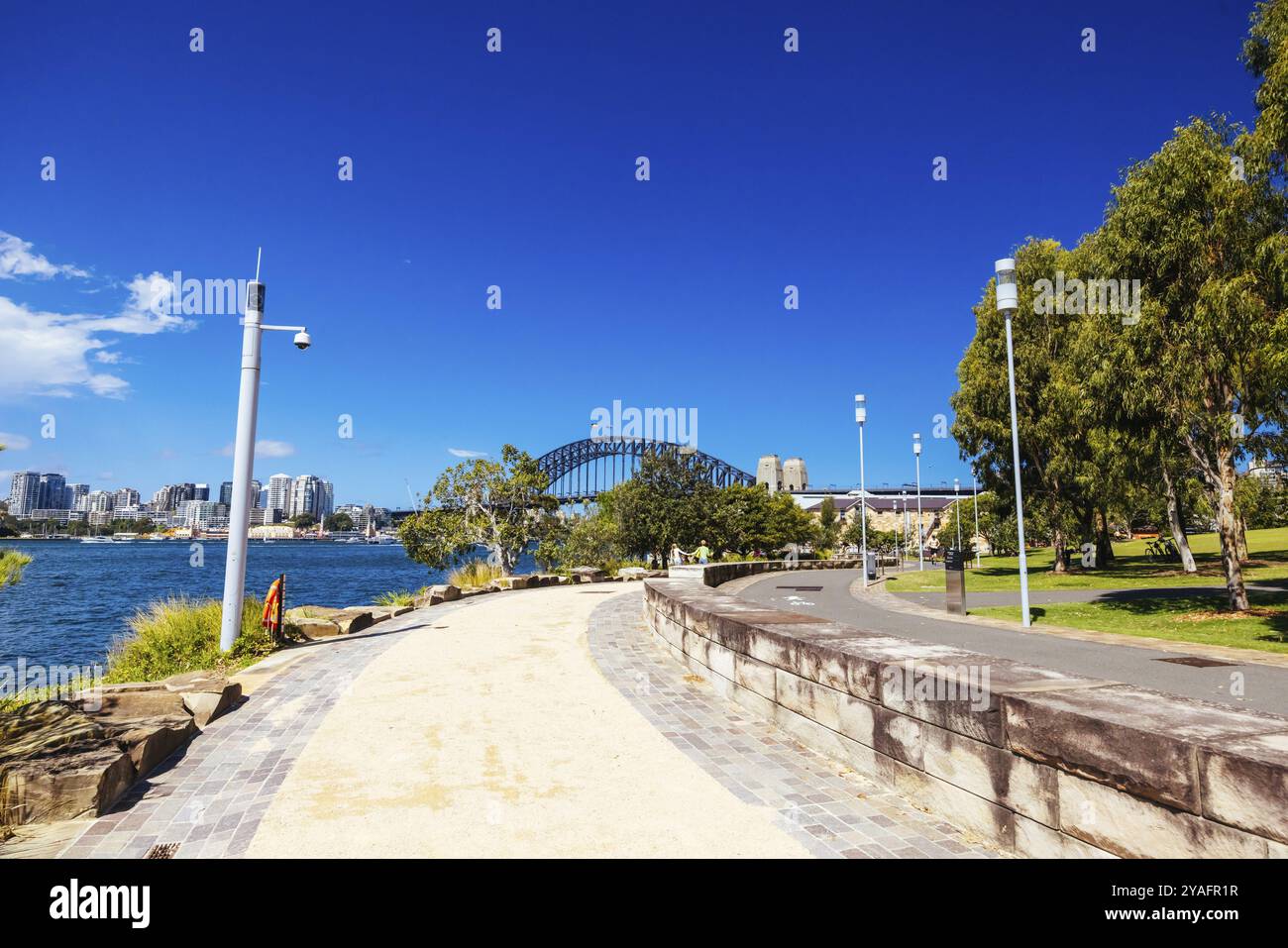 SYDNEY, AUSTRALIA, DECEMBER 03, 2023: The Barangaroo Reserve area of ...