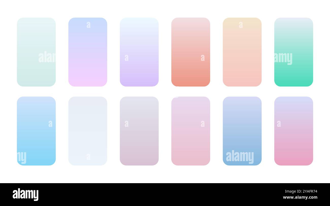 smooth multicolor gradient collection for backdrop textures vector ...