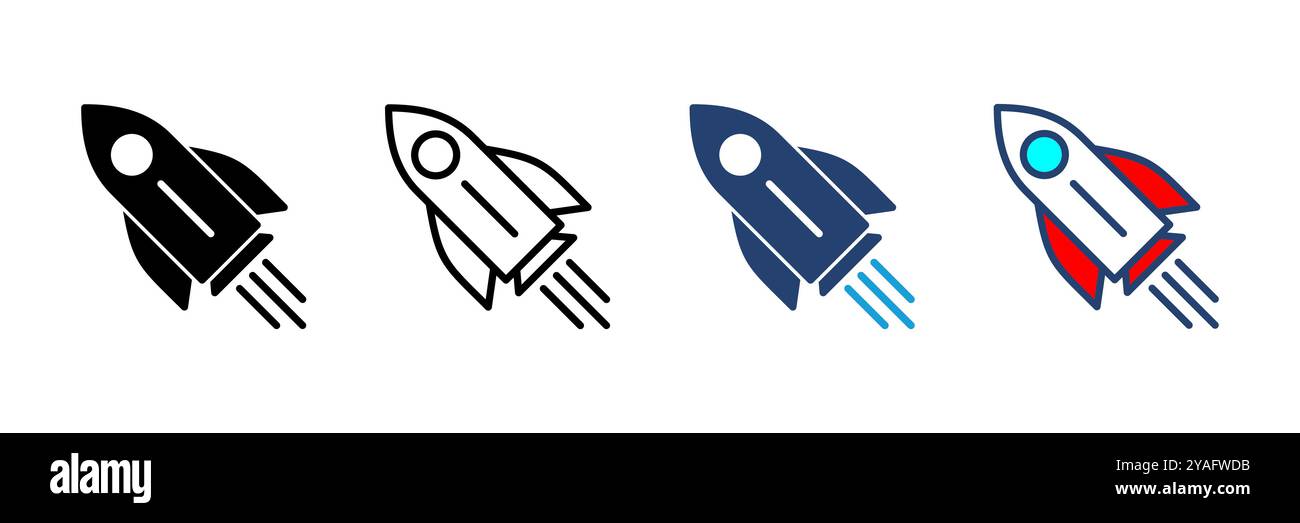 Rocket icon vector. Startup icon vector Stock Vector Image & Art - Alamy