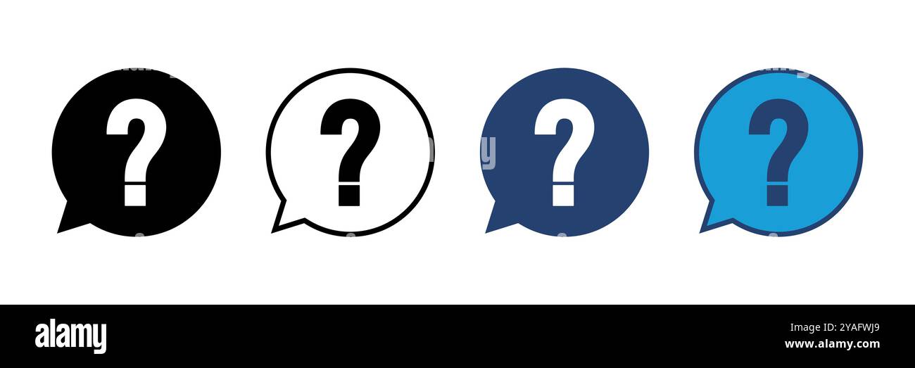 Question icon vector. question mark icon vector Stock Vector Image ...