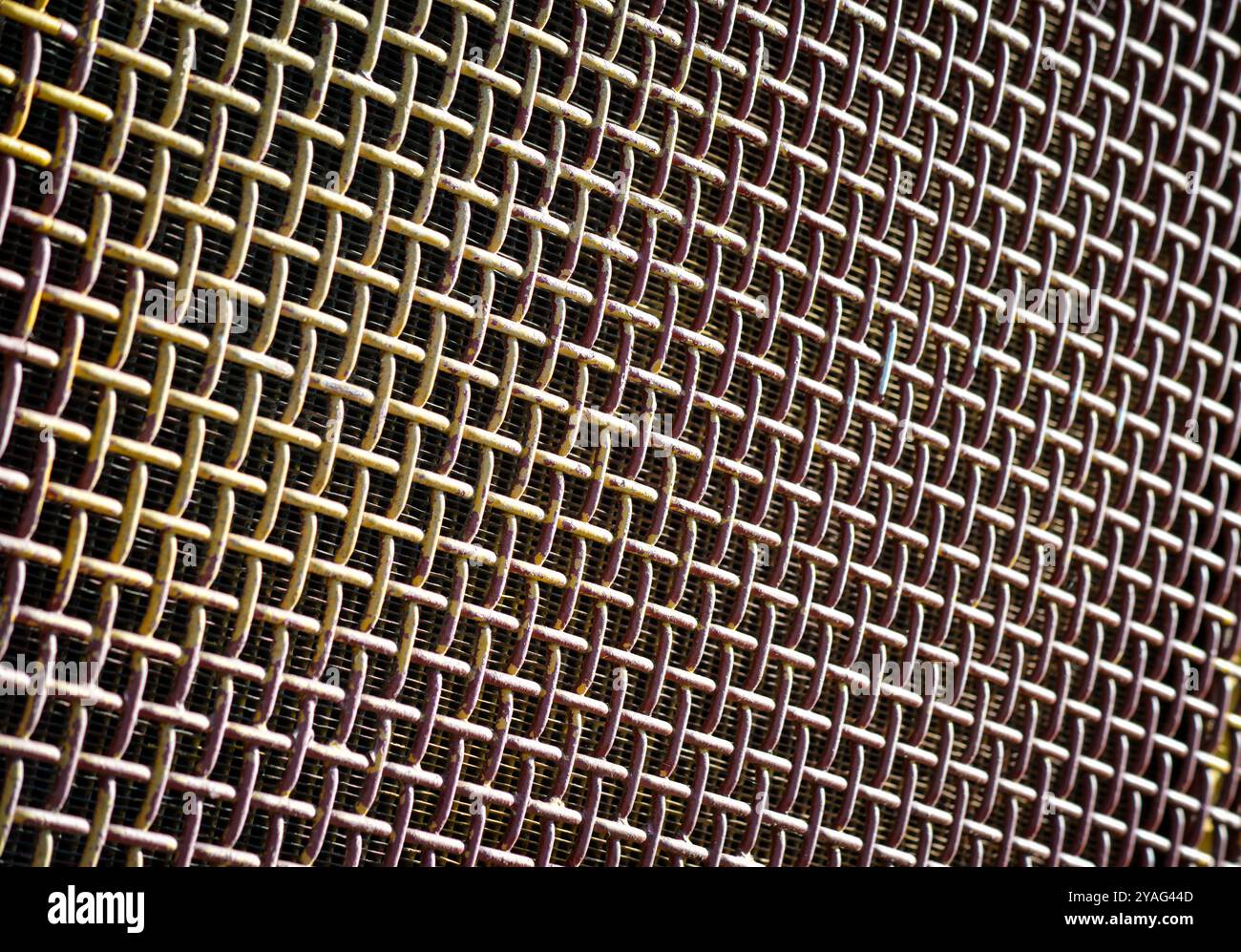 Metal grid abstract pattern background Stock Photo - Alamy