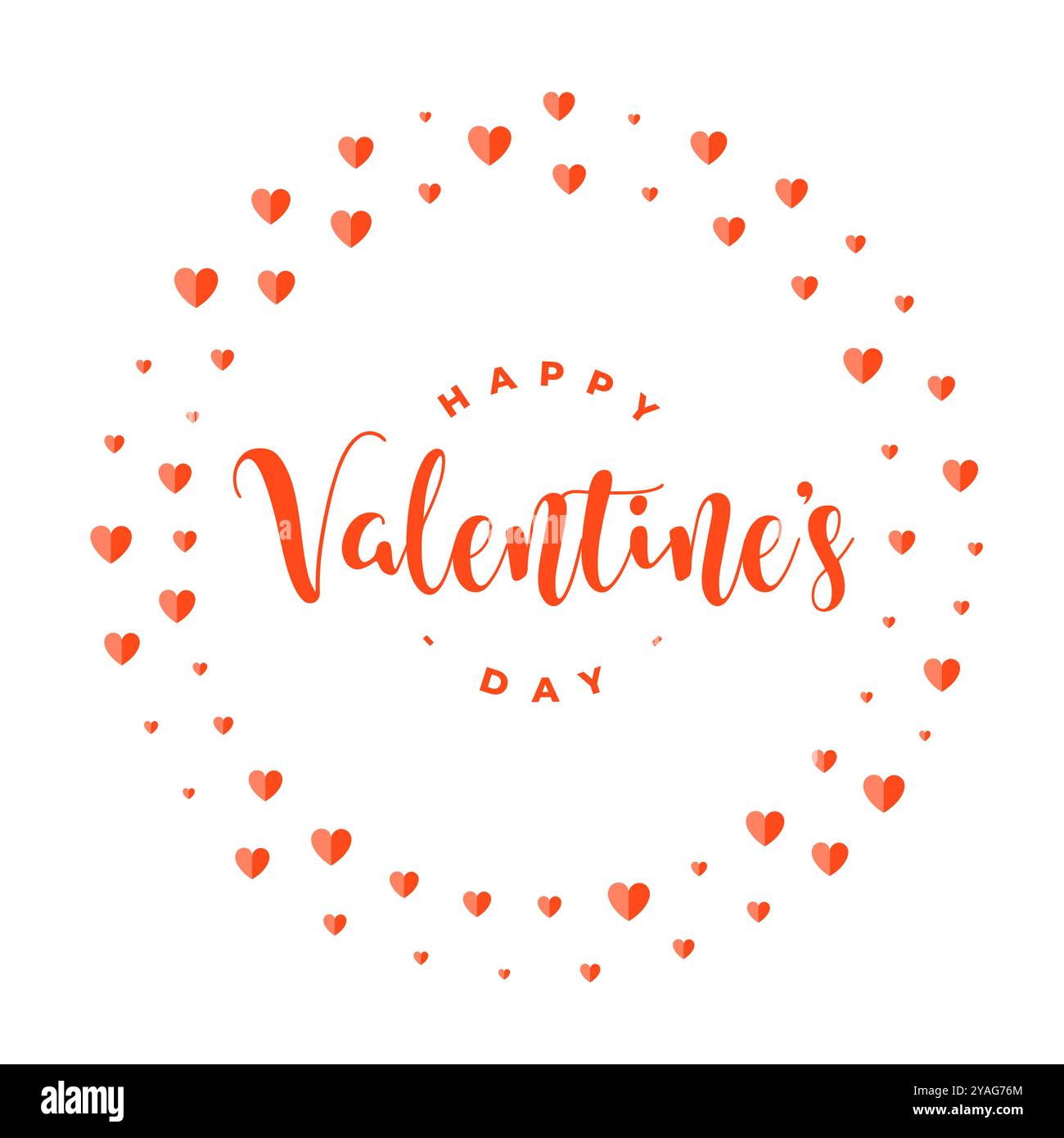 happy valentines day celebration wishes background design vector Stock ...