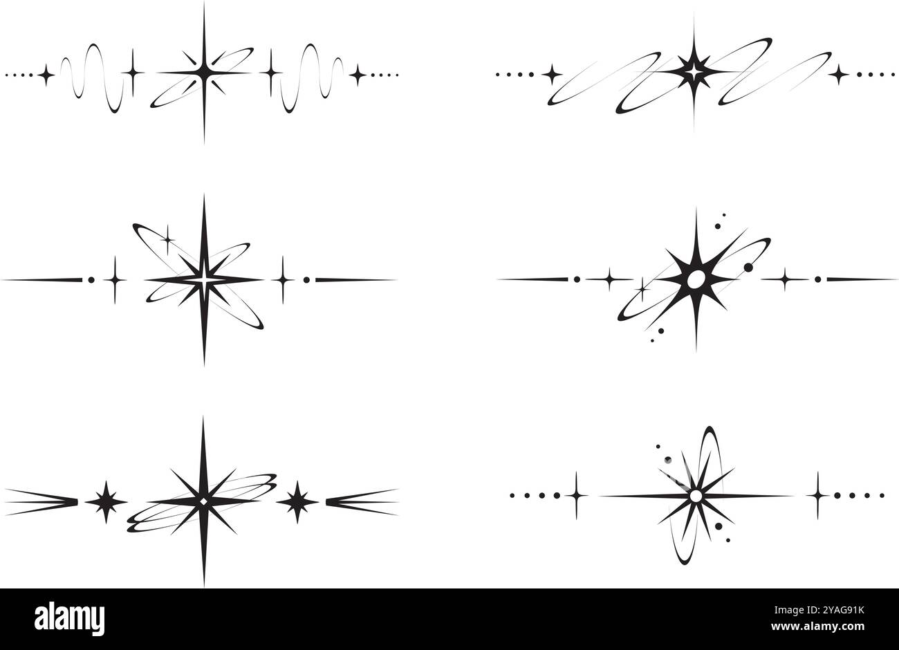 Stars divider hi-res stock photography and images - Alamy