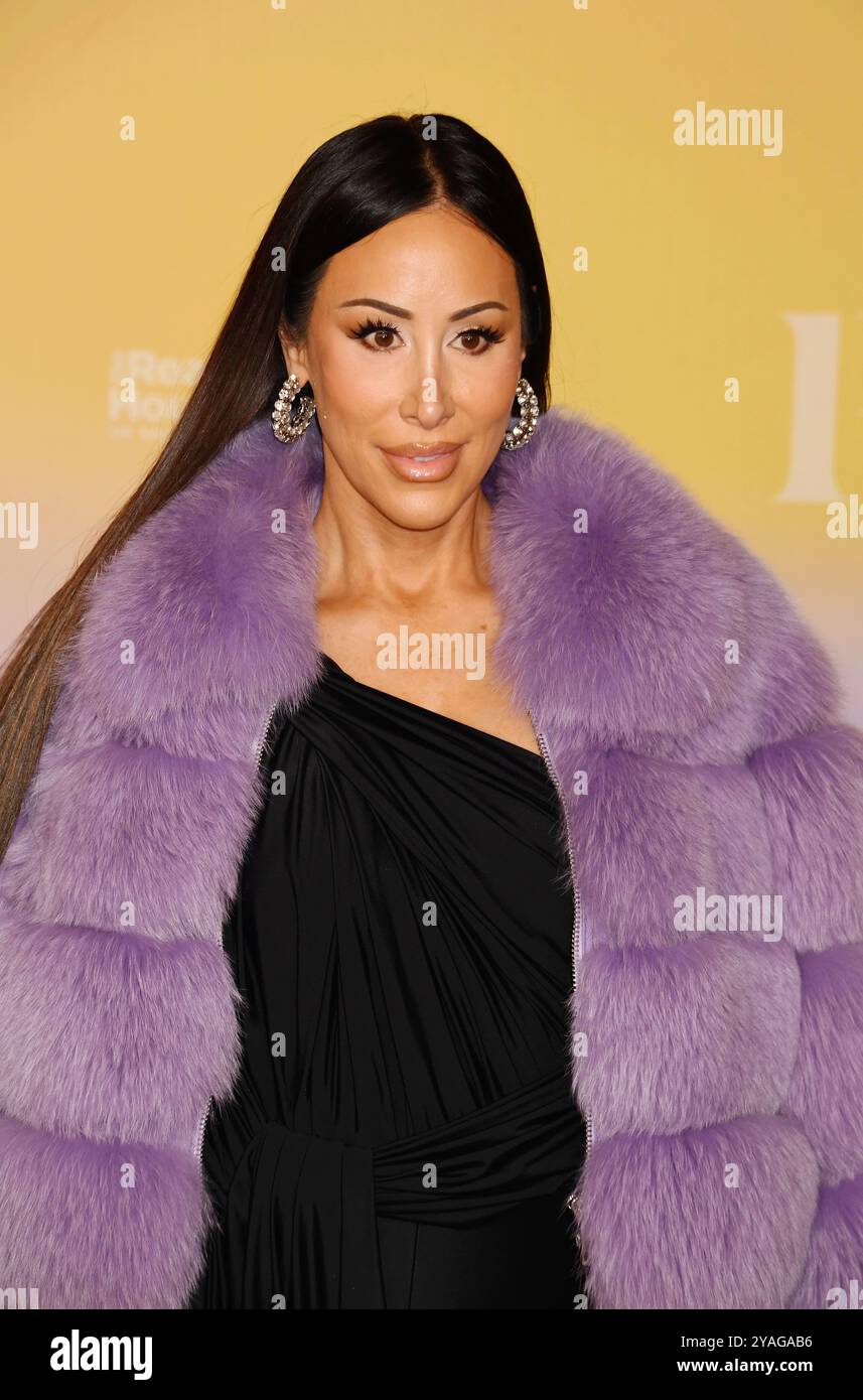 LOS ANGELES, CALIFORNIA - OCTOBER 10: Angie Katsanevas attends the