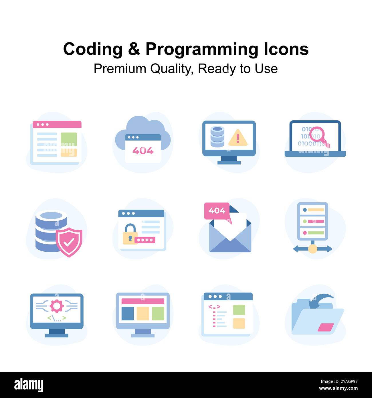 Get these amazing and unique coding and programming related icons set ...