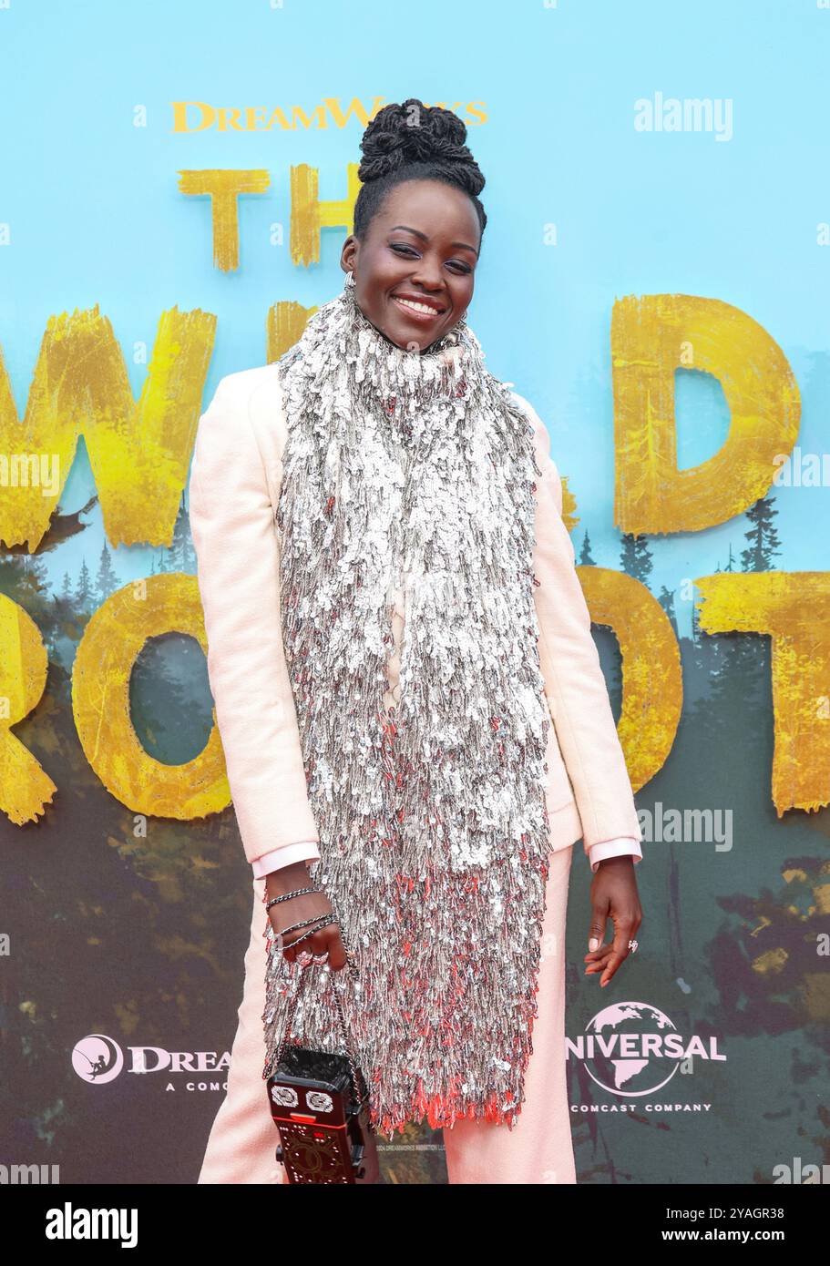 London, UK. 13th Oct, 2024. Lupita Nyong'o attends the BFI London Film Festival screening of 'The Wild Robot' at Royal Festival Hall. Credit: SOPA Images Limited/Alamy Live News Stock Photo