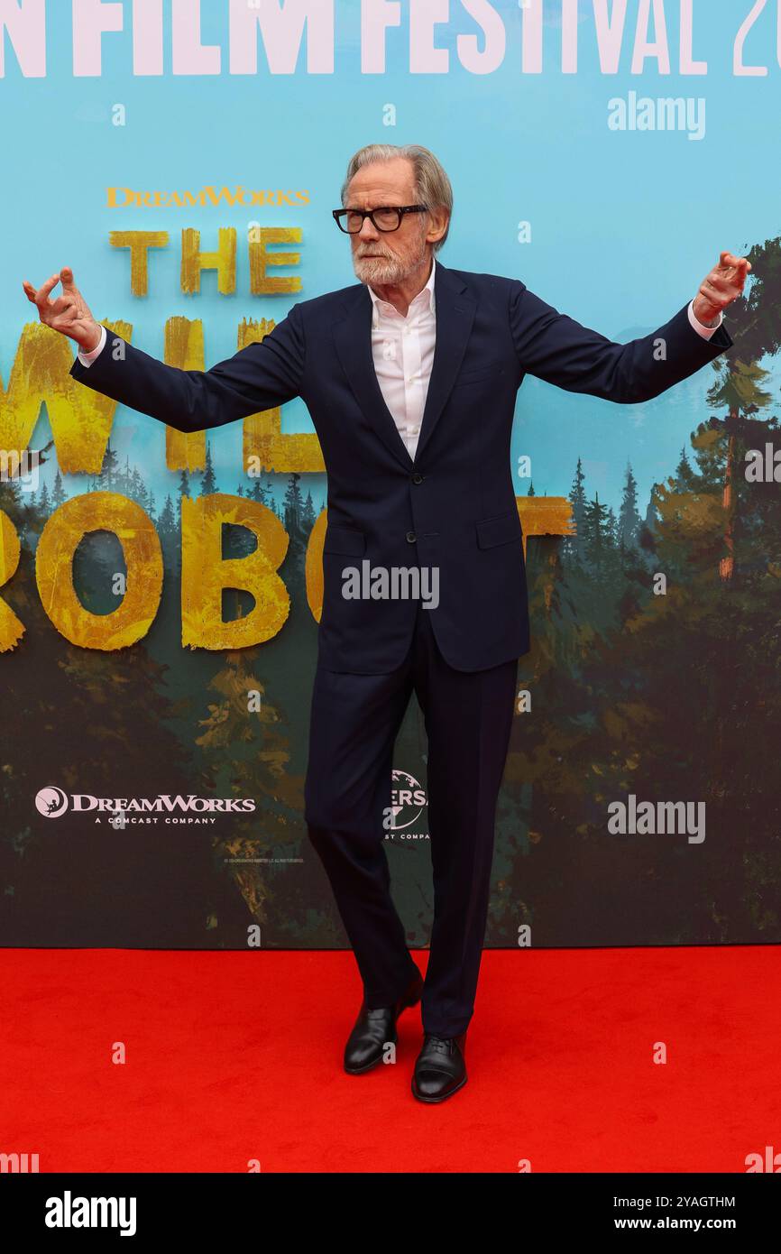 London, UK. 13th Oct, 2024. Bill Nighy attends the BFI London Film Festival screening of 'The Wild Robot' at Royal Festival Hall. (Photo by Brett Cove/SOPA Images/Sipa USA) Credit: Sipa USA/Alamy Live News Stock Photo