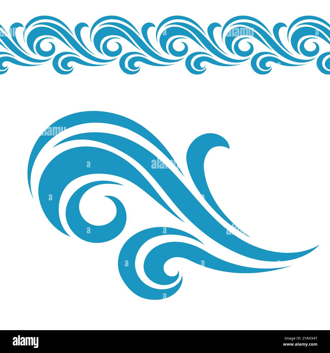 Water Wave Logo abstract design Stock Vector Image & Art - Alamy