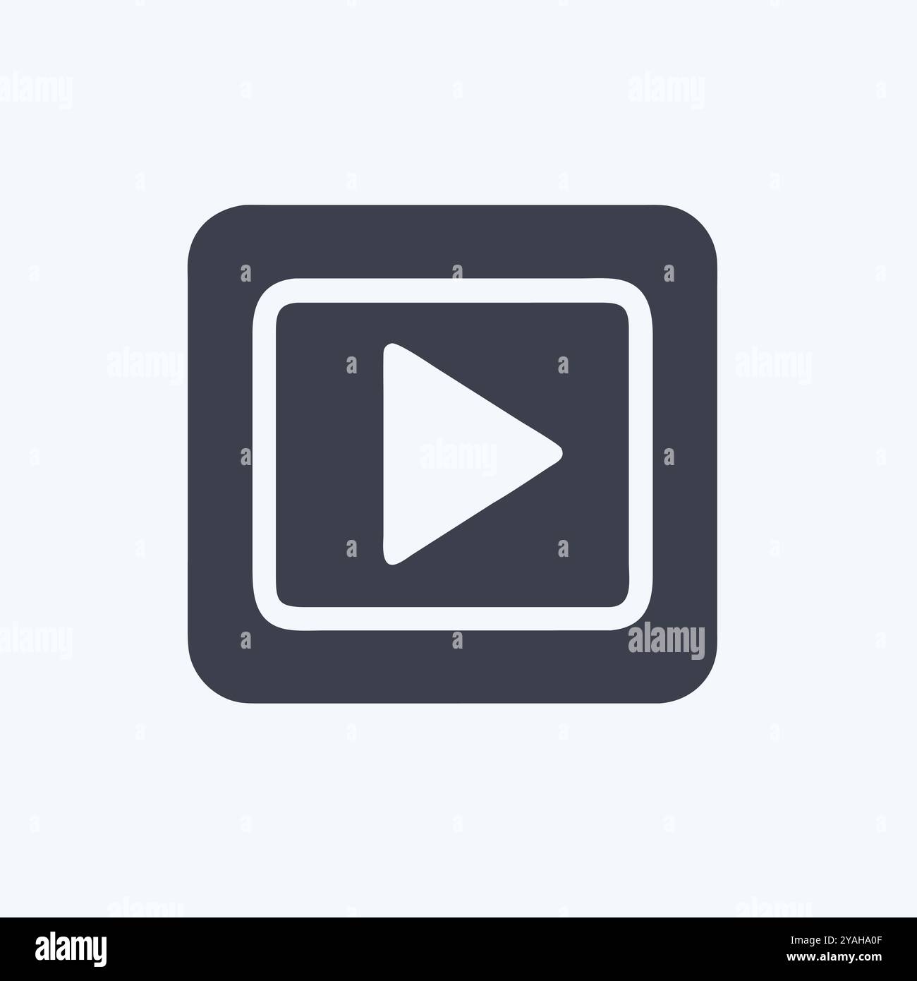 play button icon Stock Vector