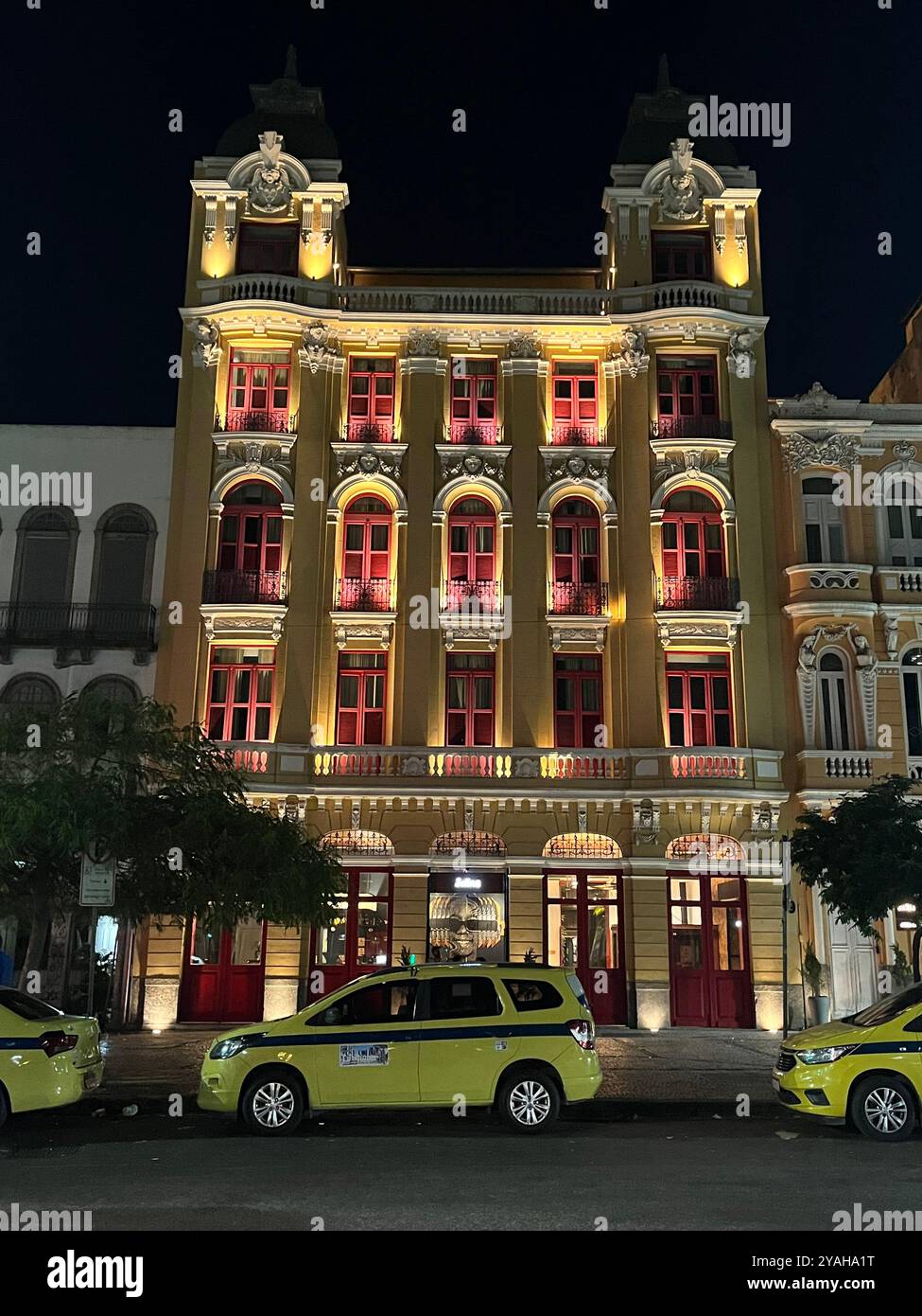 Front view of a historic building from Rio de Janeiro. - Smartphone Captured Stock Image