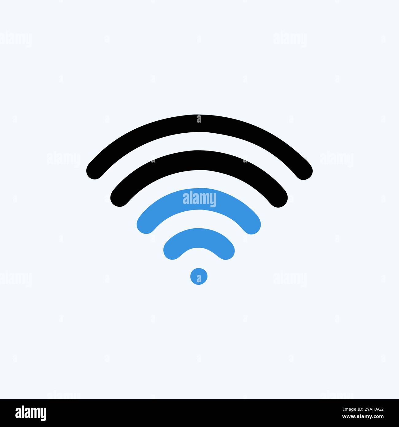 Wi-Fi icon vector art image. Stock Vector