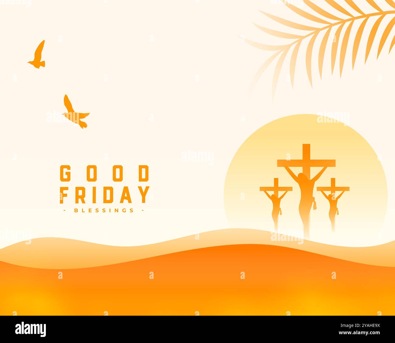 Holy Week Good Friday Cultural Background Design Vector Stock Vector