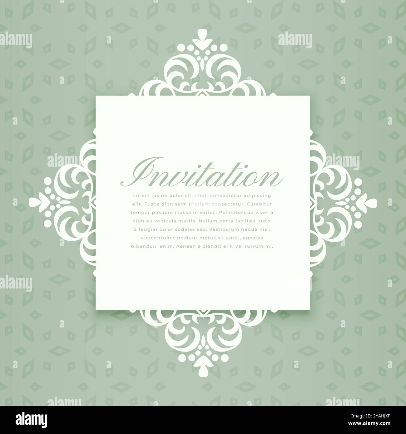 ethnic indian floral border background for unique decoration vector ...