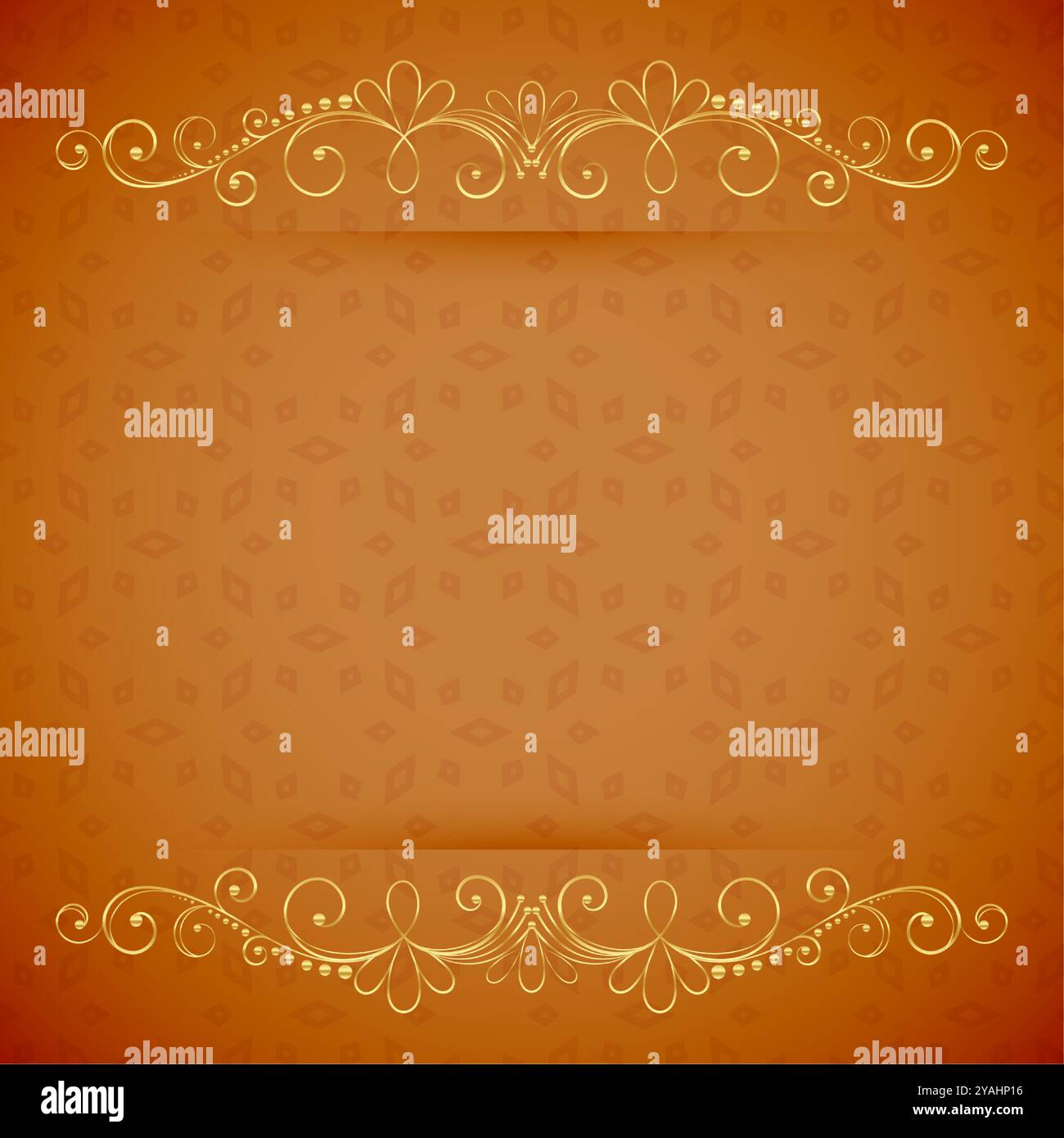 traditional indian floral border background add classical touch vector ...
