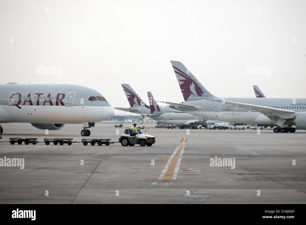 Quatar Model Doha qatar airport parking hi-res stock photography and images - Alamy