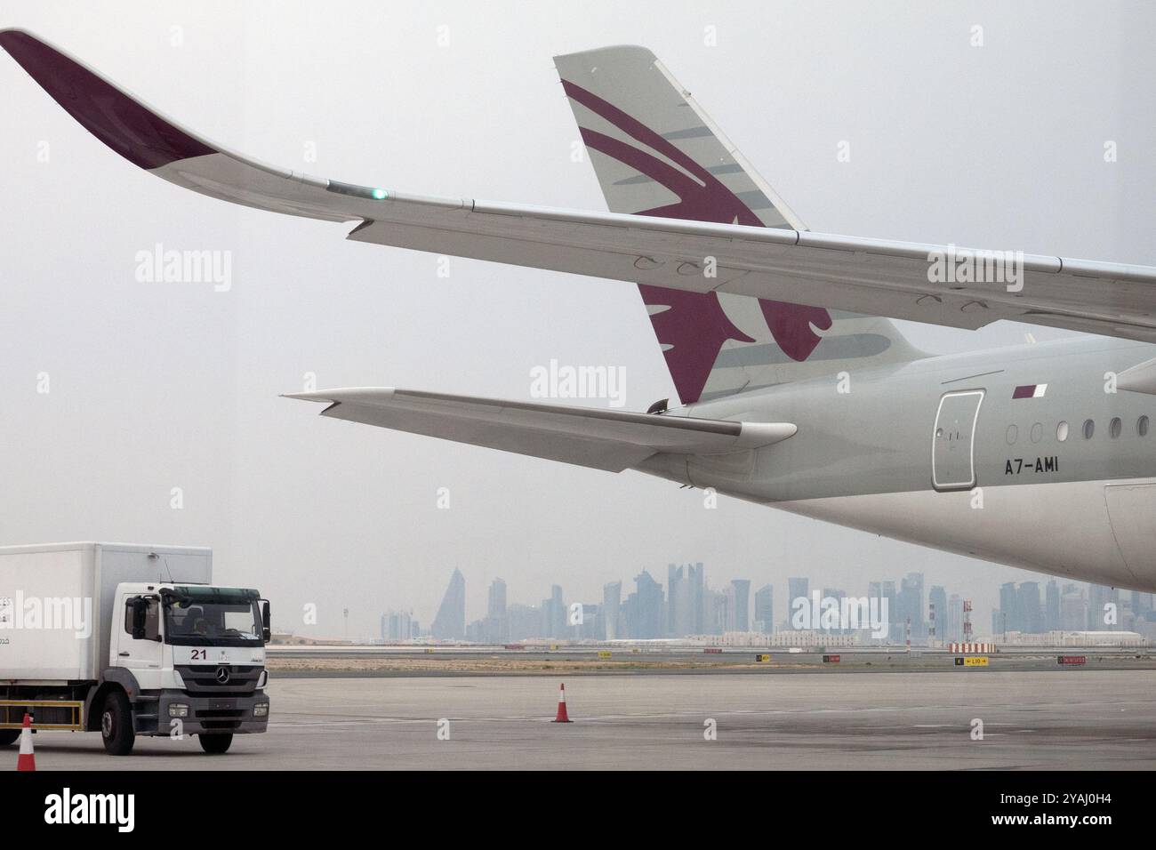 Quatar Model Doha qatar airport parking hi-res stock photography and images - Alamy