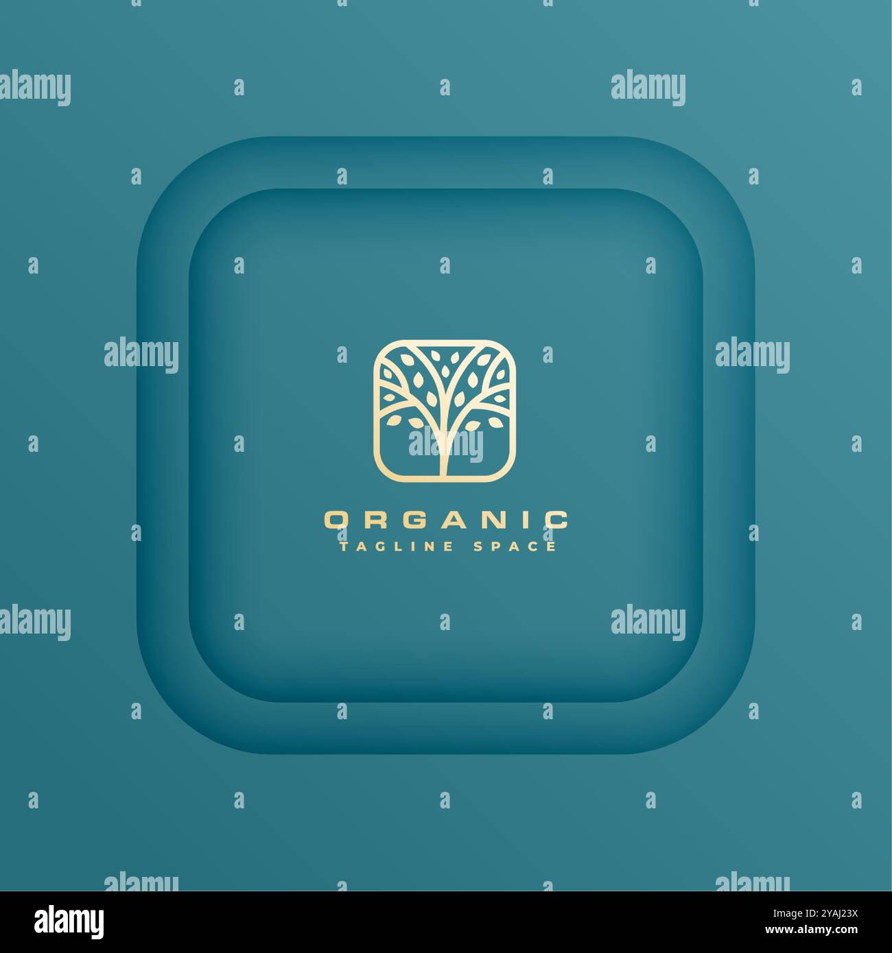 modern organic tree logo icon template vector Stock Vector Image & Art ...