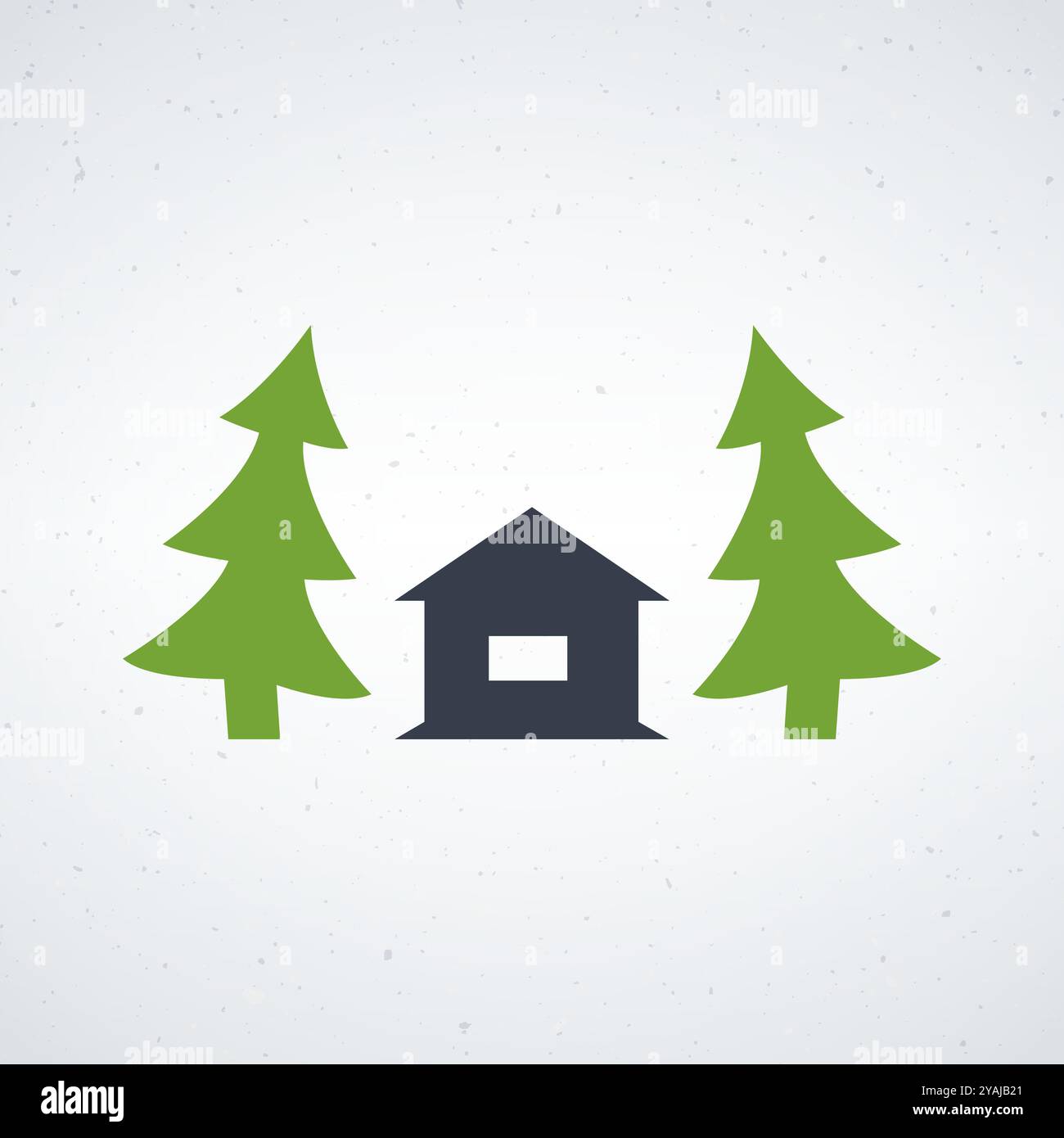 Modern log cabin exterior Stock Vector Images - Alamy