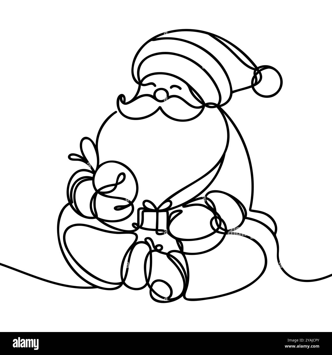 Santa claus continuous one hi-res stock photography and images - Alamy