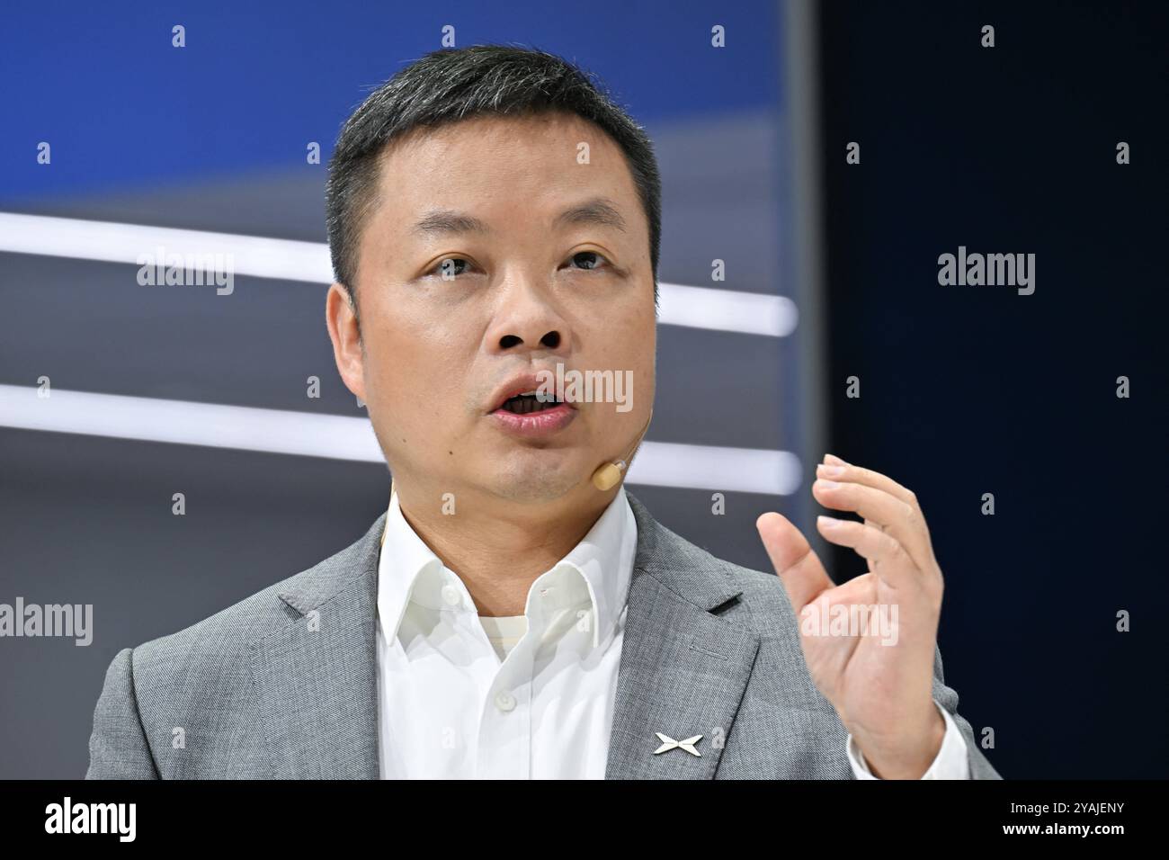 Paris, France. 14th Oct, 2024. He Xiaopeng, Chief Executive Officer of ...