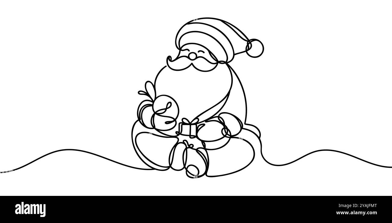 Santa claus continuous one hi-res stock photography and images - Alamy