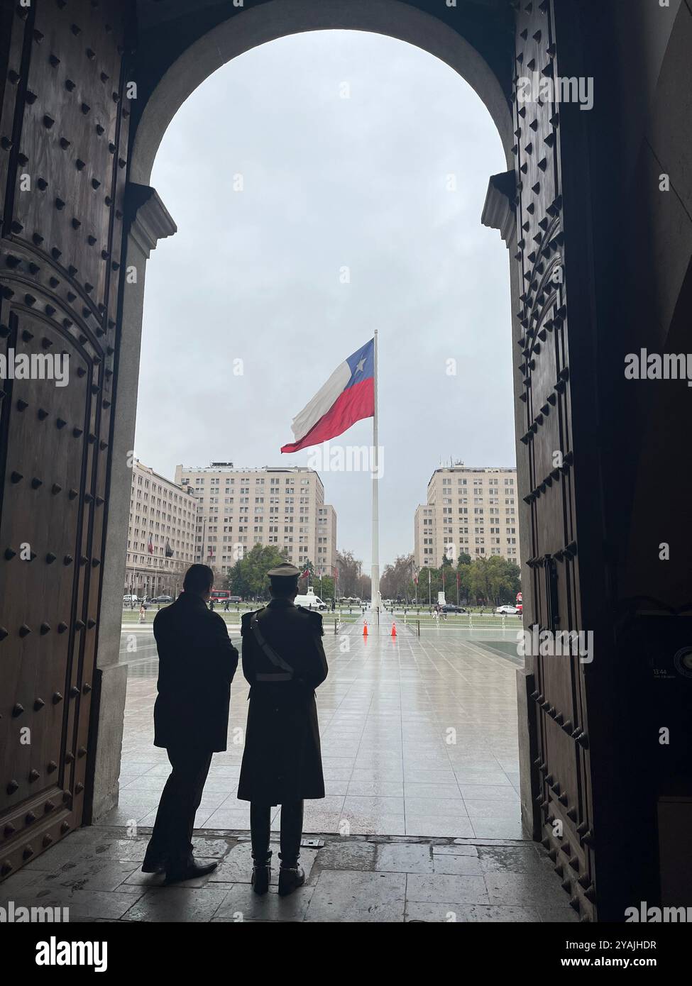 Picture of the goverment congress. Santiago, Chile. - Smartphone Captured Stock Image