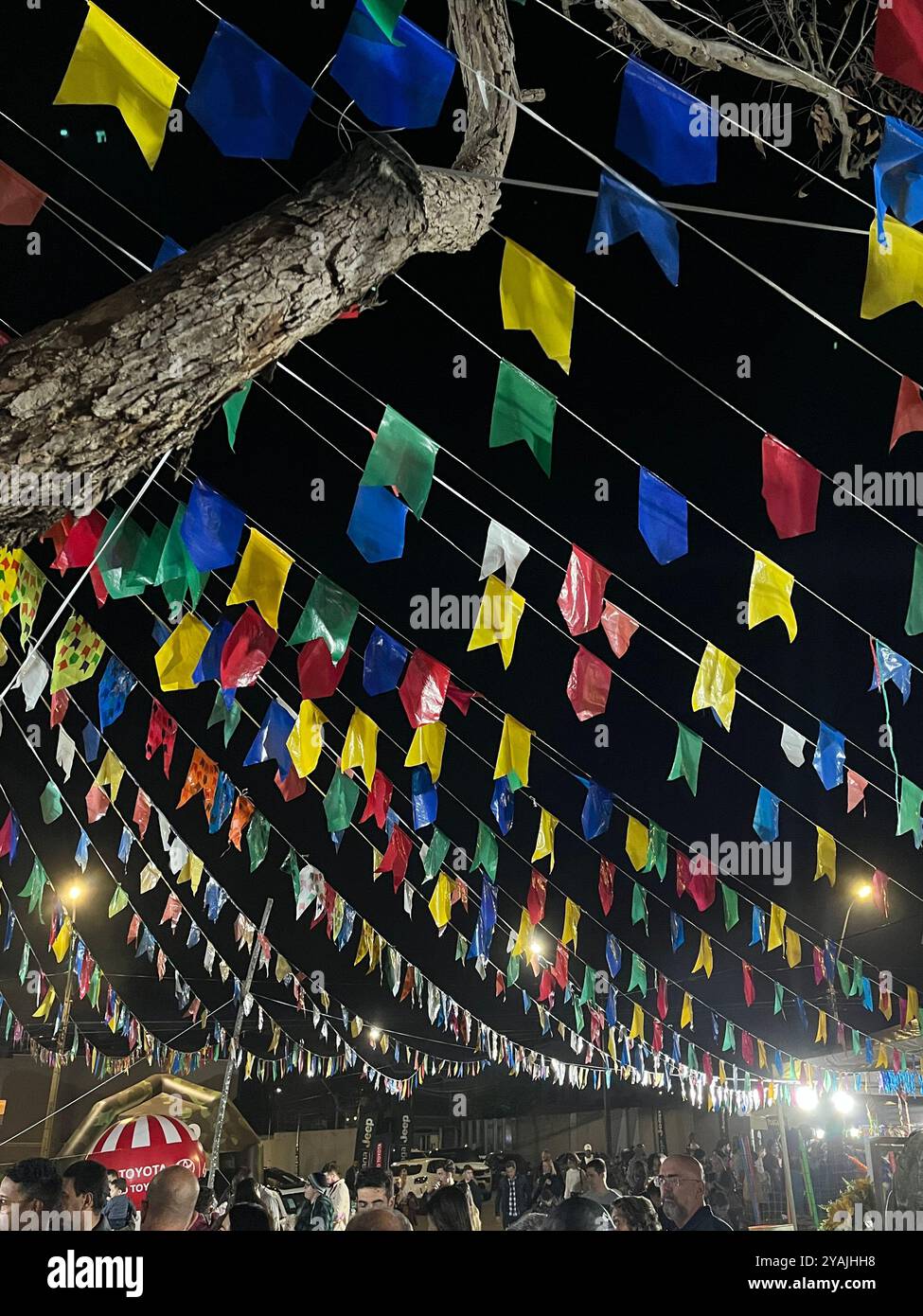 Photoshoot of a typical celebration from Brazil. - Smartphone Captured Stock Image