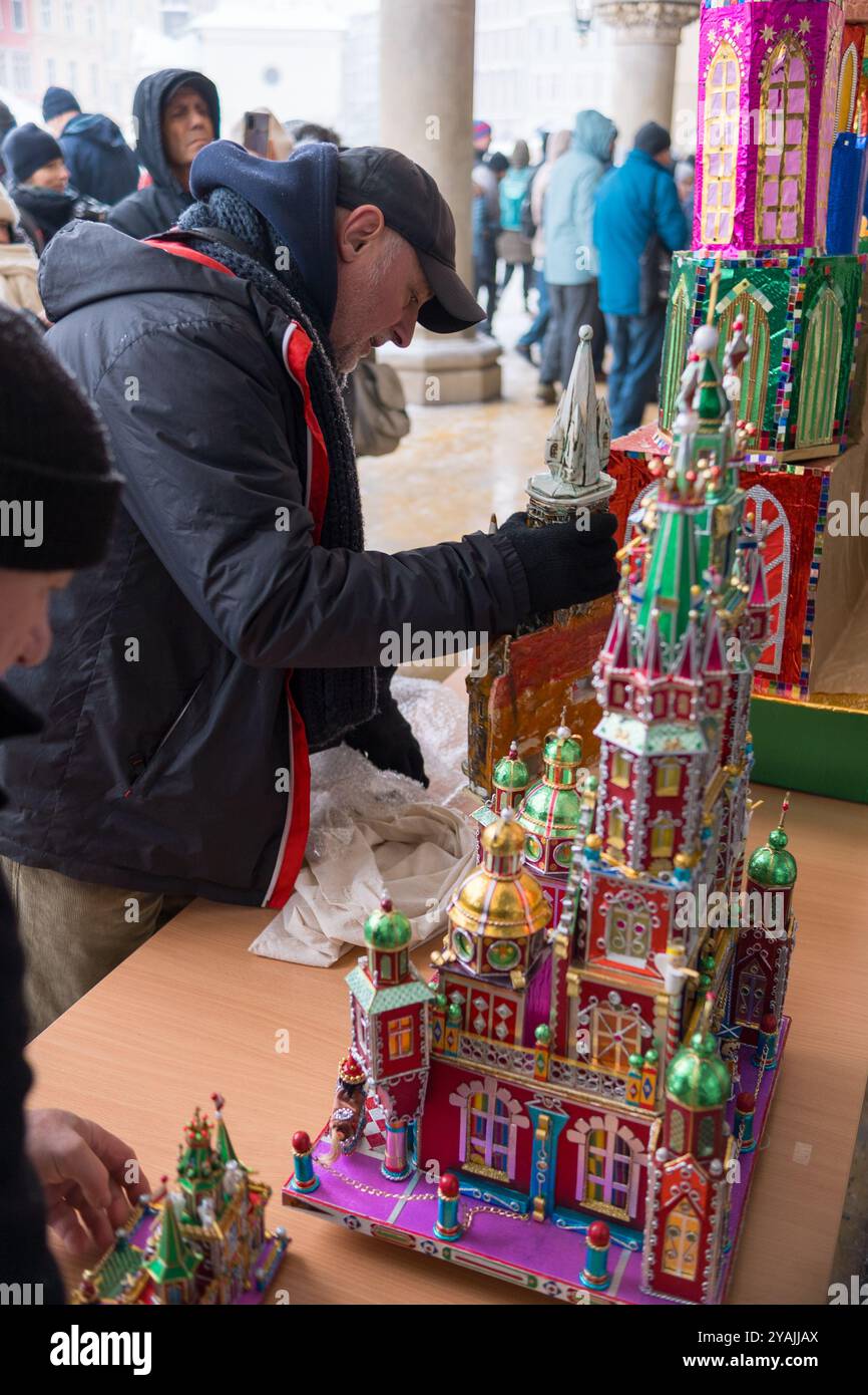 Nativity Competition Krakow christmas market nativity hi-res stock photography and images ...