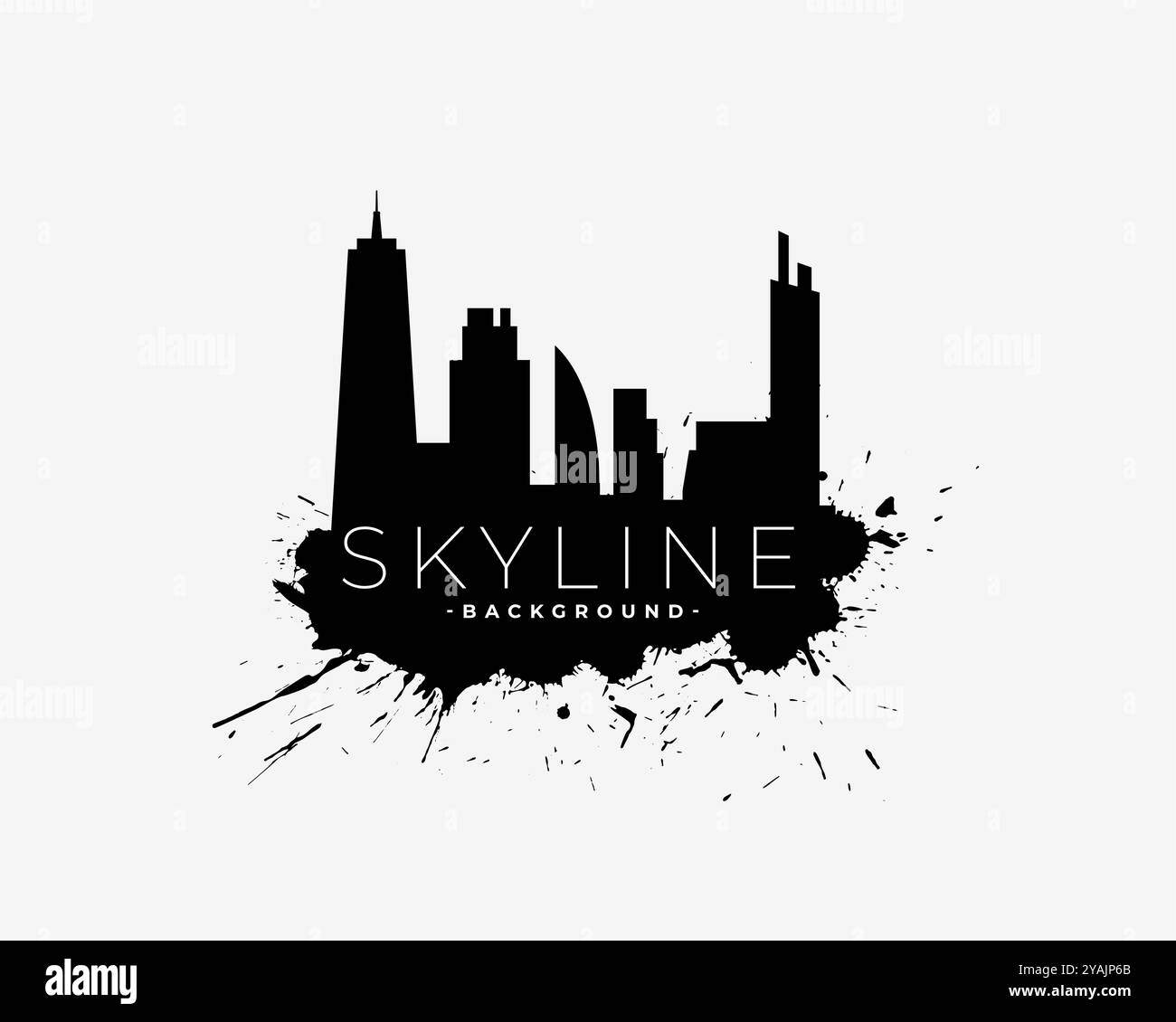 modern skyline building background get best city views vector Stock Vector