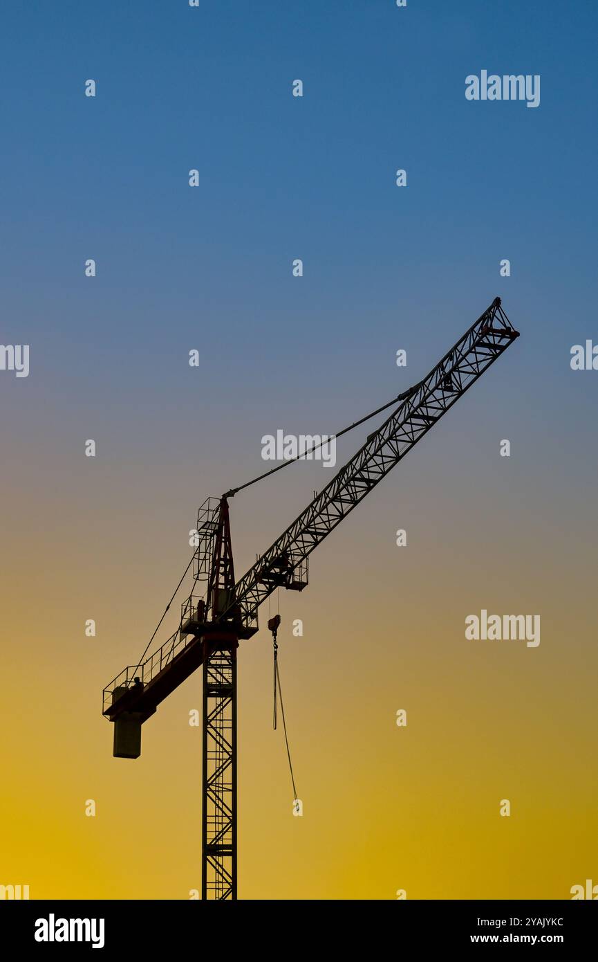 Tall crane towering hi-res stock photography and images - Alamy