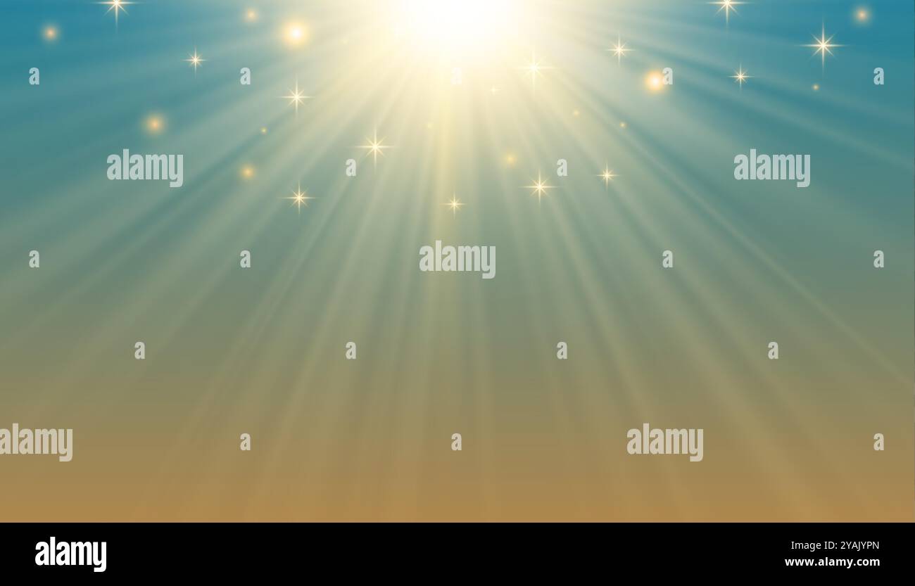 glowing burst rays abstract banner with blank space vector Stock Vector ...
