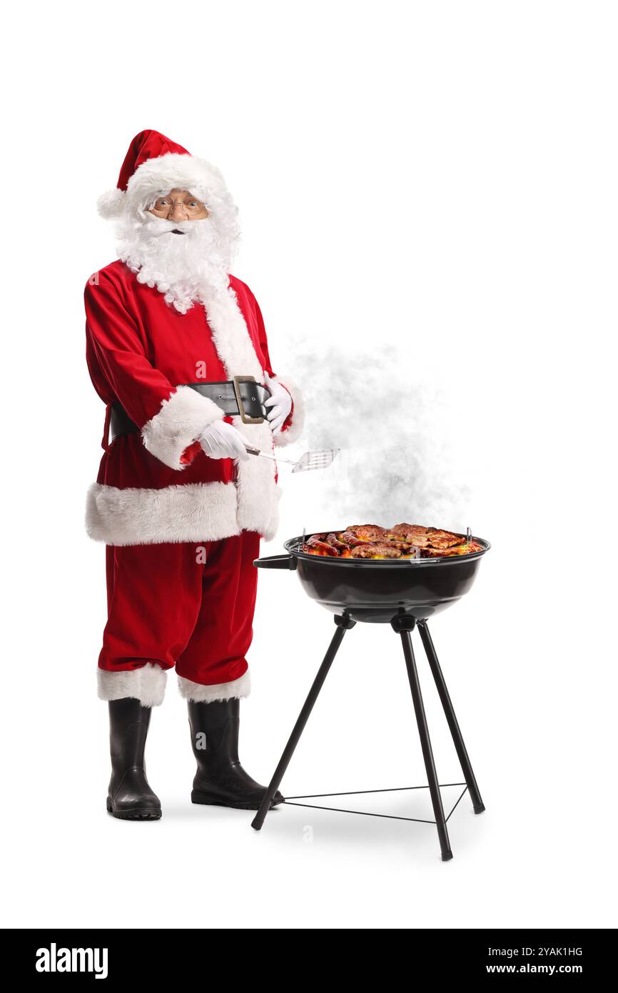 Happy santa claus tasty Cut Out Stock Images & Pictures - Alamy