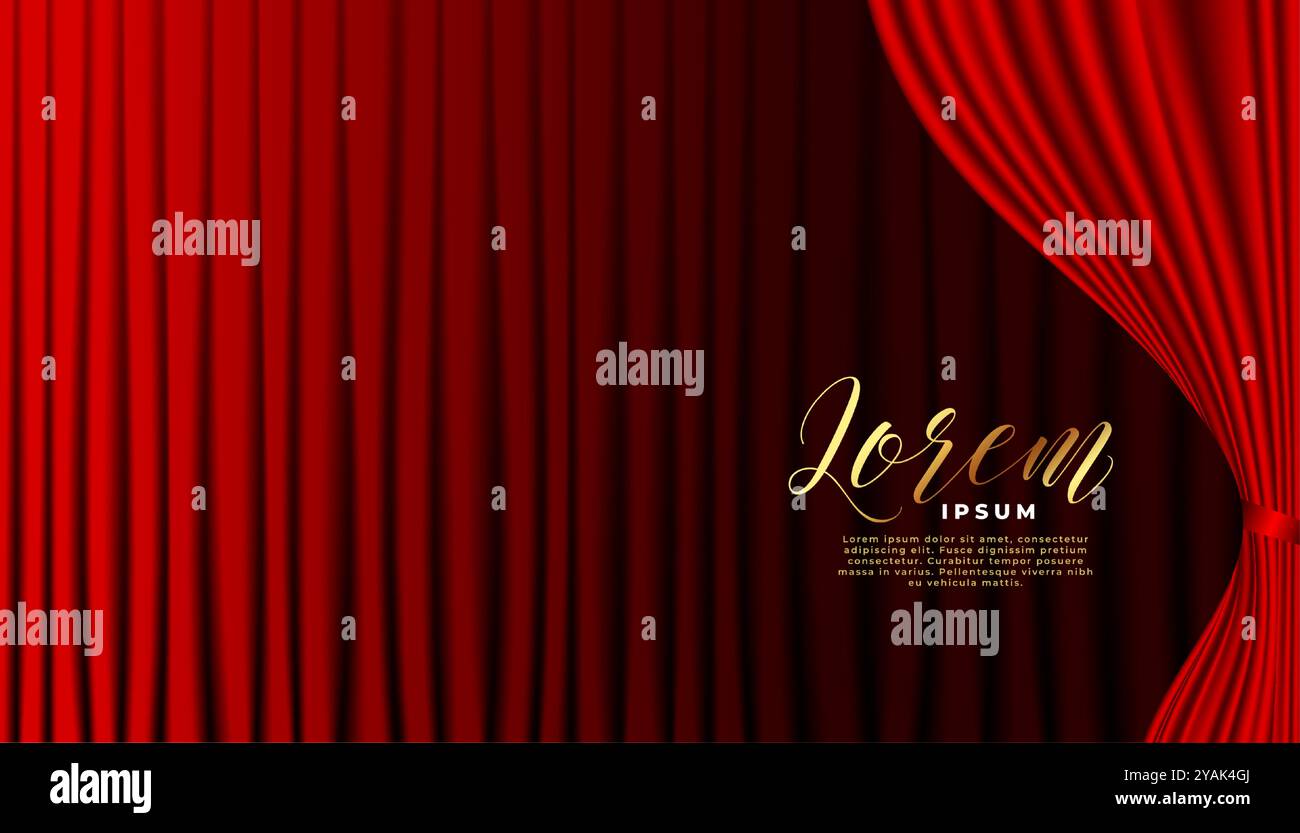 Perfect theater stage banner hi-res stock photography and images - Alamy