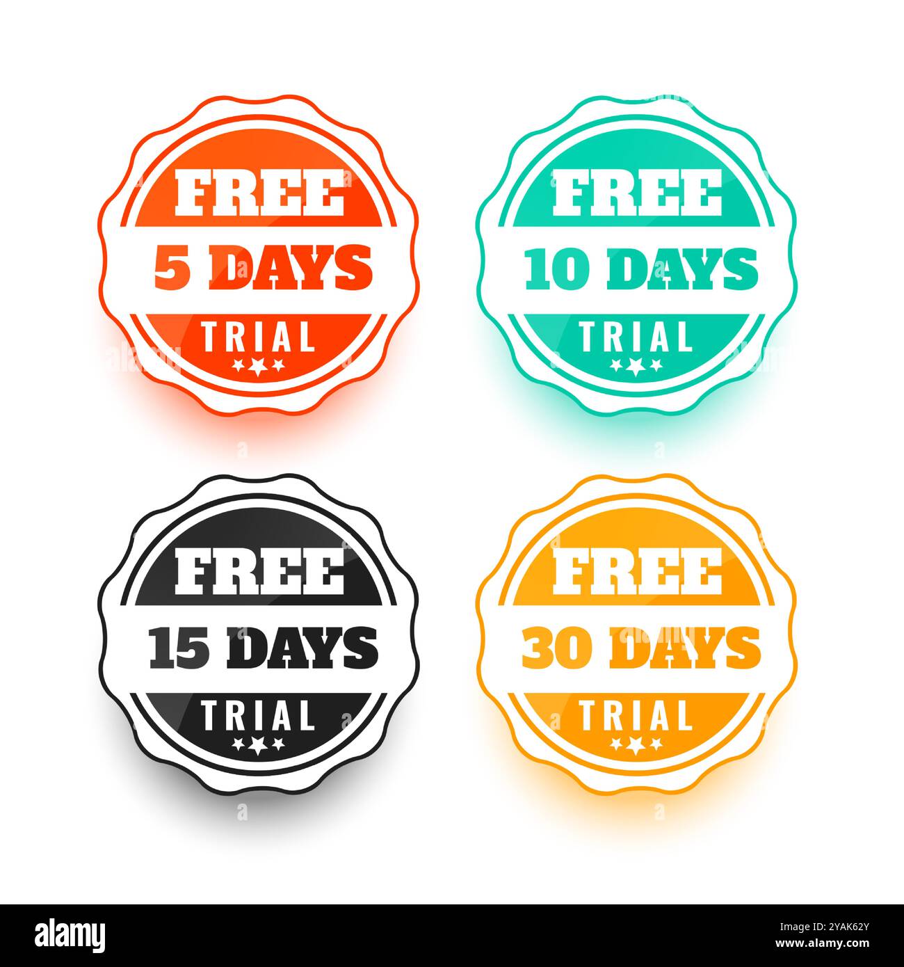 stylish free trial stamp background sign in for full access vector Stock Vector