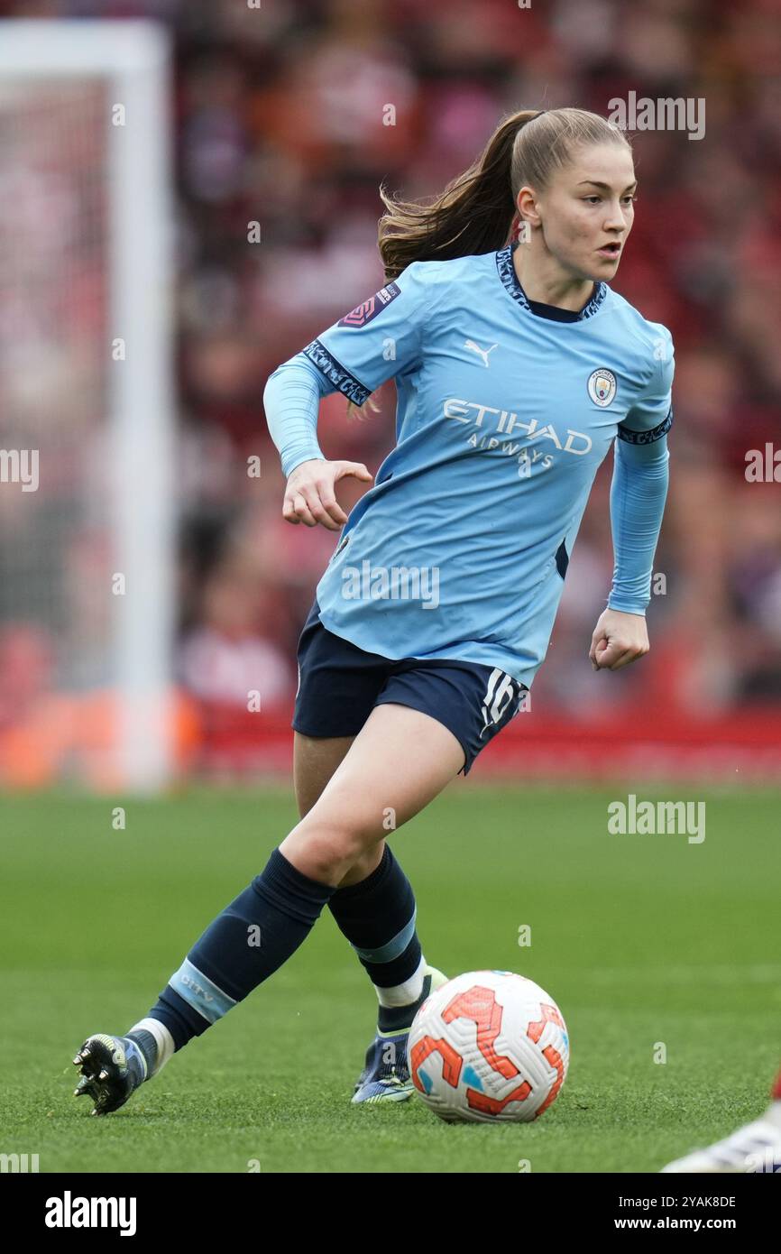 Liverpool FC v Manchester  City FC Barclays Womens Super League  ANFIELD STADIUM ENGLAND OCTOBER 13TH 2024  Jess Park during the Barclays Women´s Super League match between Liverpool FC and Manchester City FC at  Anfield Stadium on October 13th 2024 in Liverpool England. Stock Photo