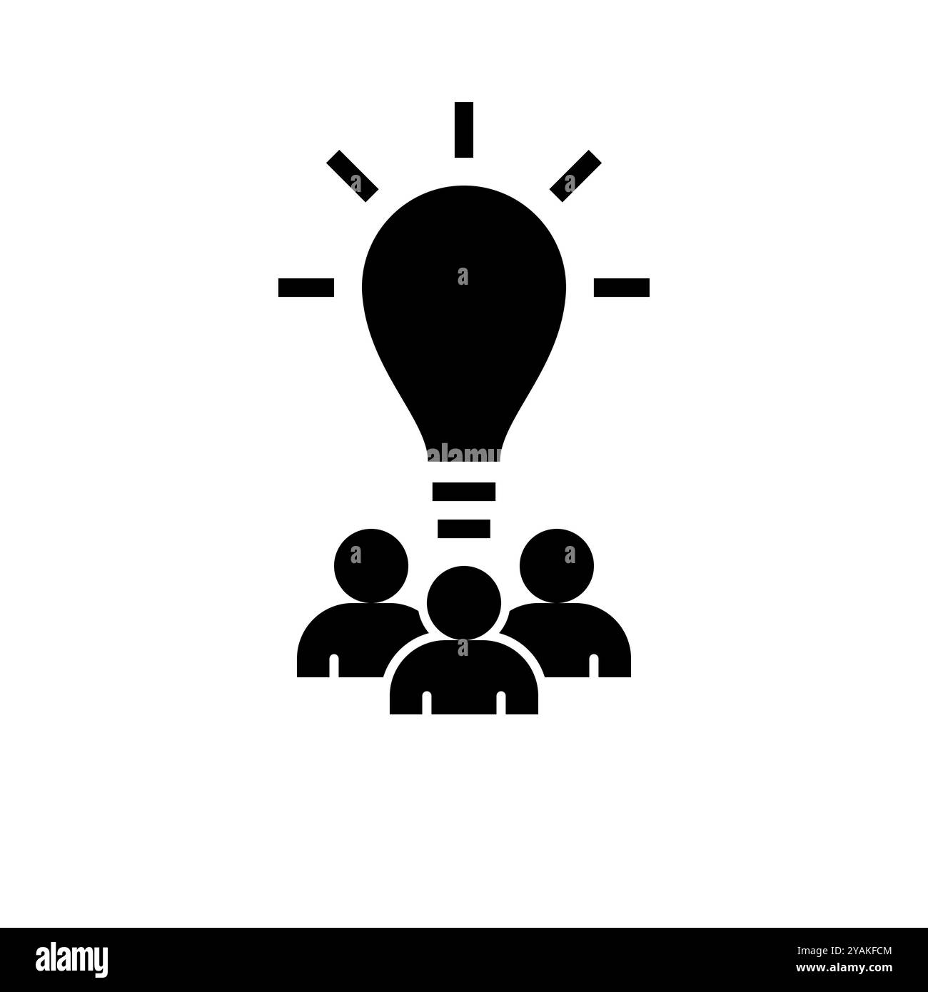 idea search, discussion, conference and symbol vector. Stock Vector