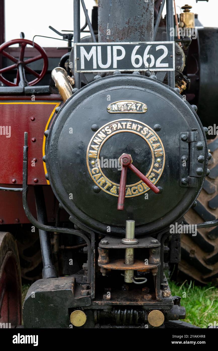 Mann Rice Engine Low Ham.Somerset.United Kingdom.July 20th 2024.A Mann traction engine ...