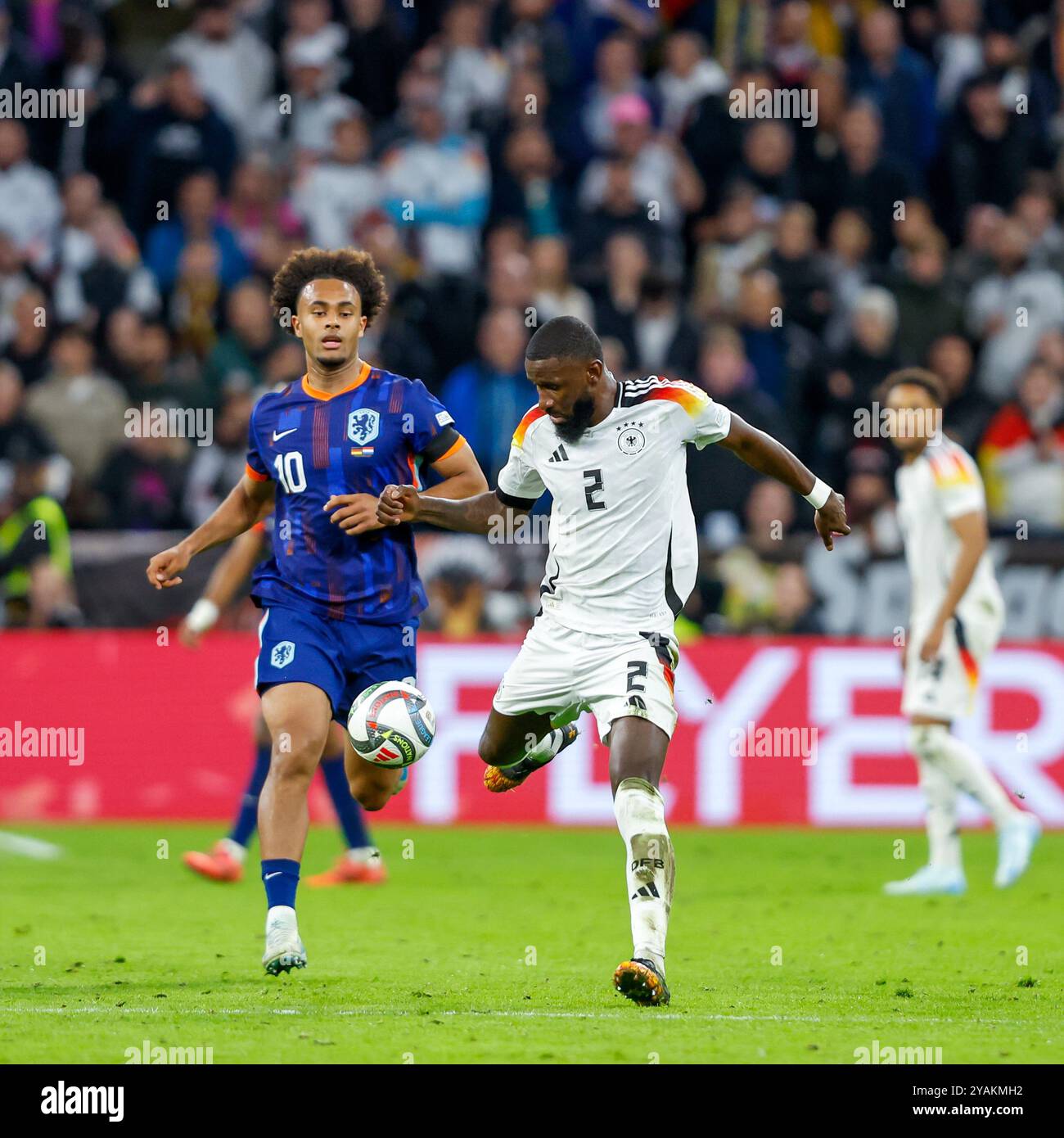 Joshua Rudiger Munich, Germany. 14th Oct, 2024. MUNICH, Allianz Arena, 14-10-2024 ...