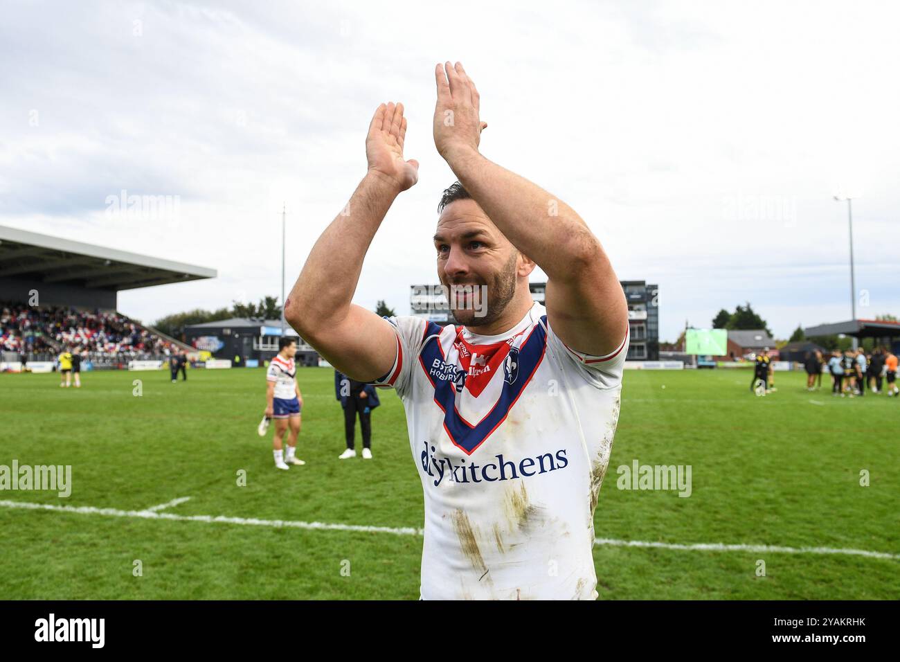 Wakefield, England - 13th November 2024 - Wakefield Trinity's Luke Gale ...