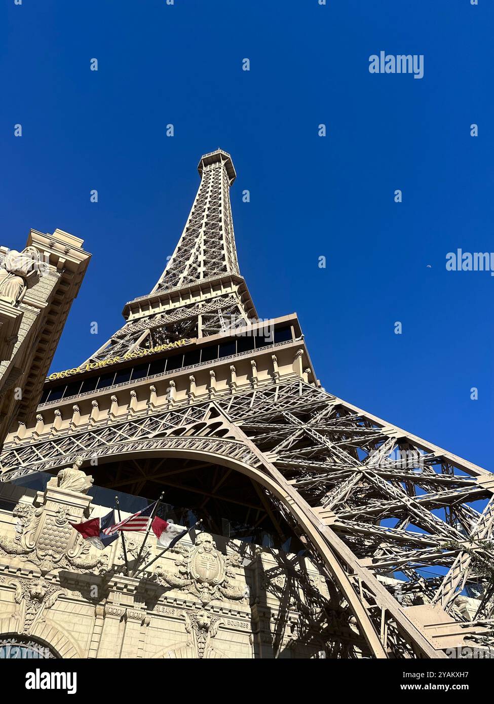 The View From Below On The Strip - Smartphone Captured Stock Image