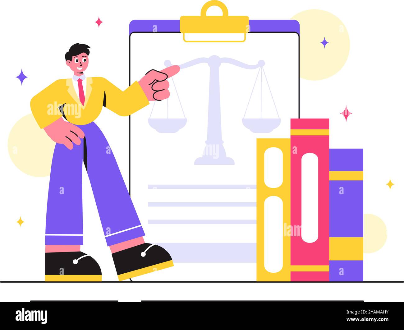 Legal technology cartoon Cut Out Stock Images & Pictures - Alamy