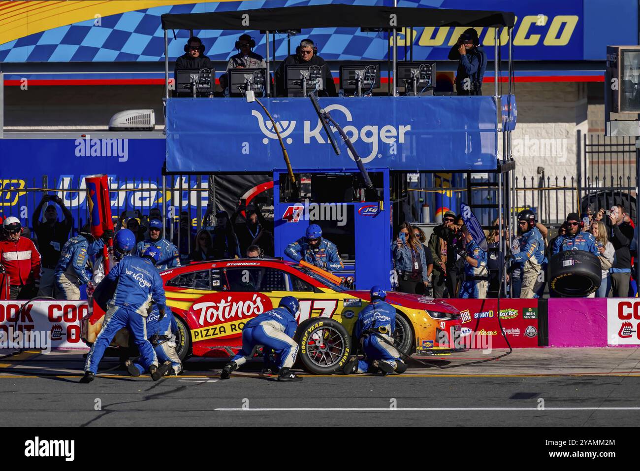 NASCAR Cup Series driver, RICKY STENHOUSE JR (47), brings his car in ...