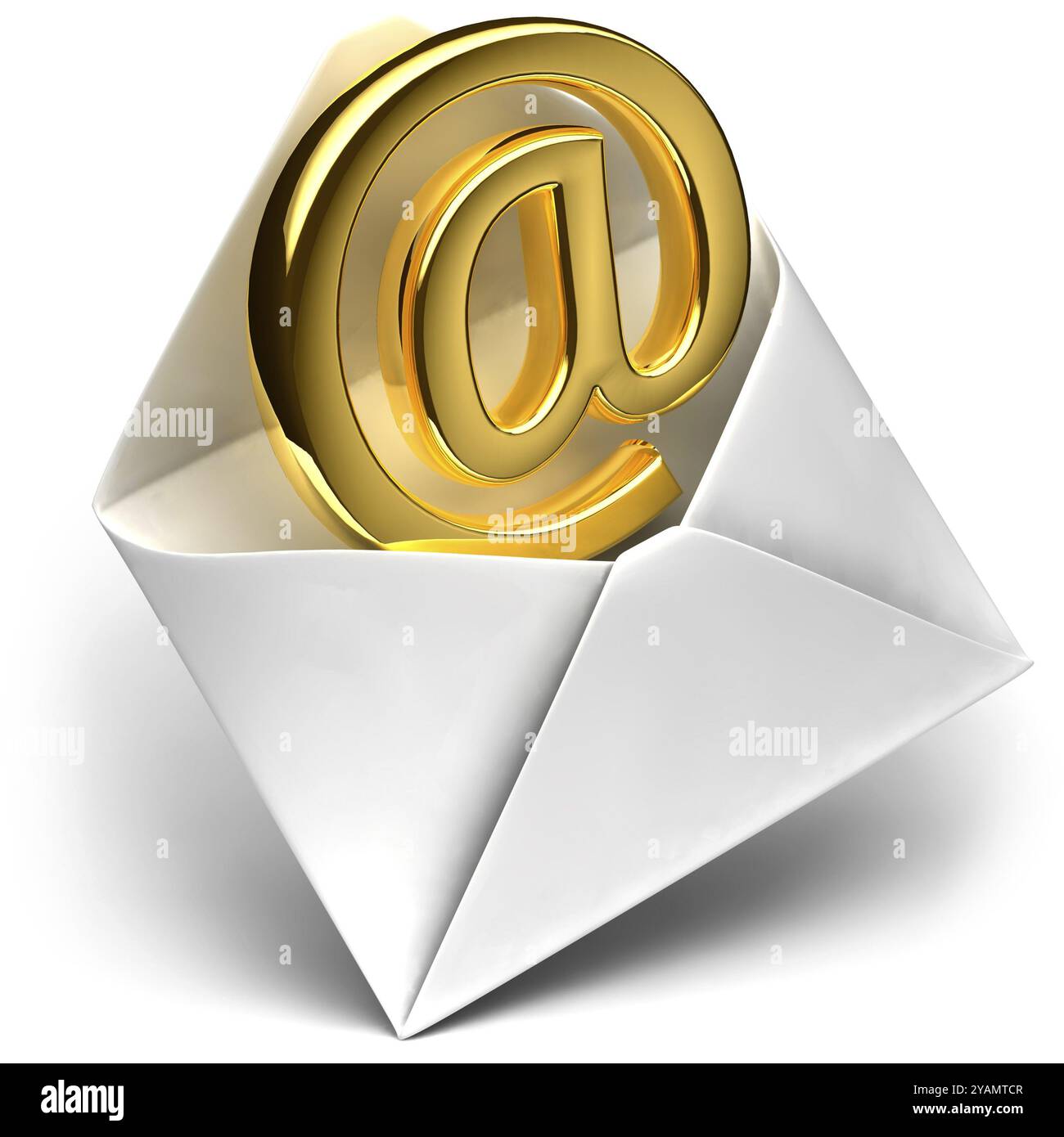 Open envelope email document hi-res stock photography and images - Alamy