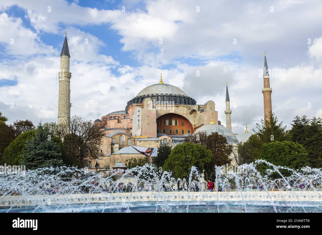 View on Aya Sofia Temple in Istanbul, Turkey, Asia Stock Photo - Alamy