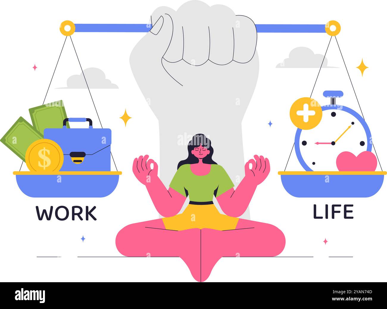 Management harmony Stock Vector Images - Alamy